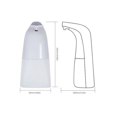 Infrared Foaming Soap Dispenser White 93x105x215millimeter