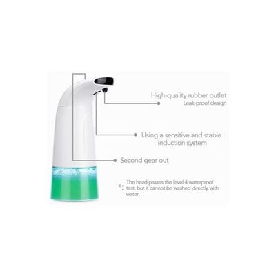 Infrared Soap Dispenser White/Clear 21x9x13centimeter