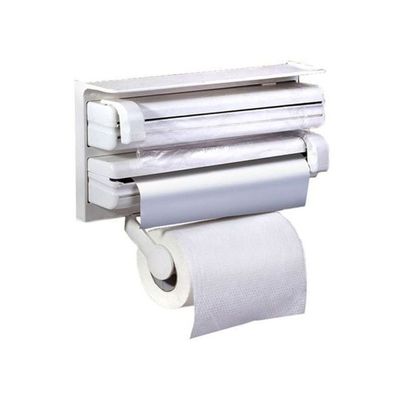 Triple Layer Paper Dispenser White 38.5x19x7.5centimeter