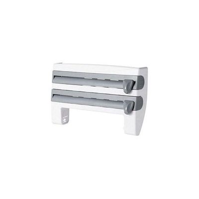 Tissue Roll Holder Rack White/Grey