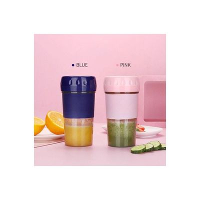 Portable Juicer Cup Blender Blue/Clear