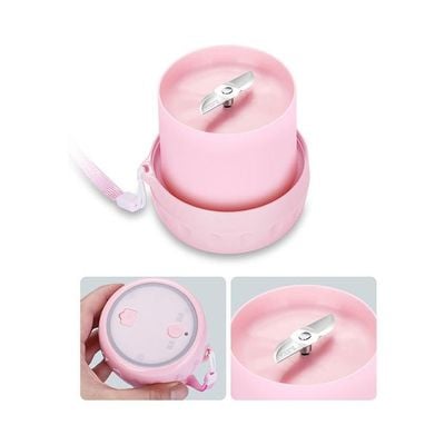 Portable Juicer Cup Blender Pink