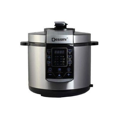 Electric Pressure Cooker Silver/Black/Blue