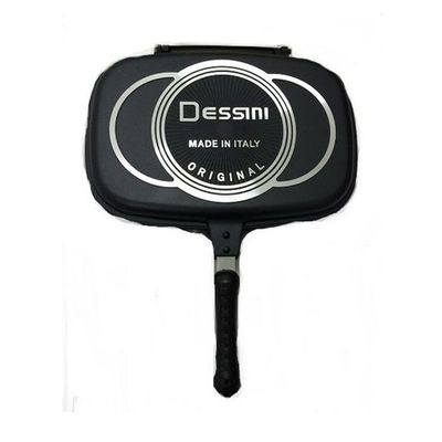 Double Sided Non Stick Pan Black 40centimeter Double Sided Non Stick Pan Black 40centimeter