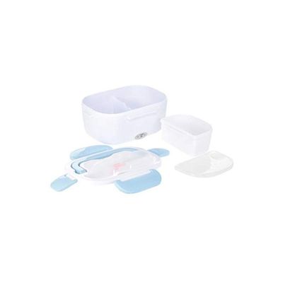 Electric Heating Lunch Box White/Blue