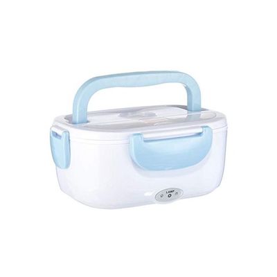 Electric Heating Lunch Box White/Blue