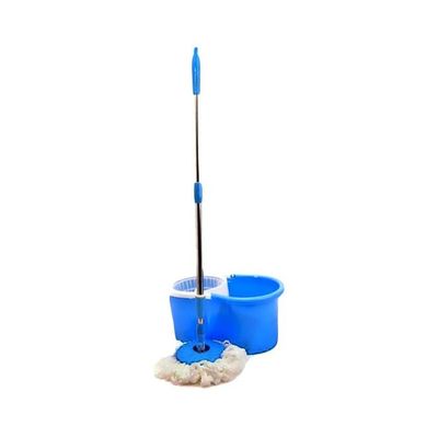 Mop With Bucket Set Blue/Silver/White