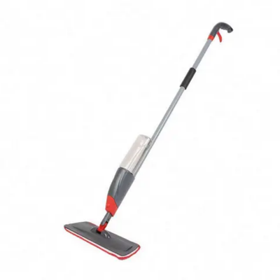 Floor Mop With Spray Grey/Silver/Red