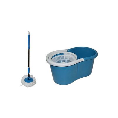 Multipurpose Mop With Bucket Blue/White