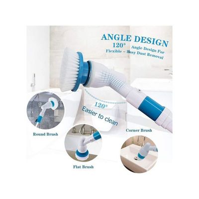 Electric Spin  Cleaning Brush Blue/White 55.00*10.50*13.00cm