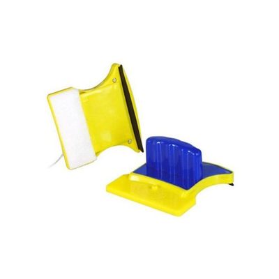 Double-Sided Window Cleaner Glass Wiper Yellow/Blue/White