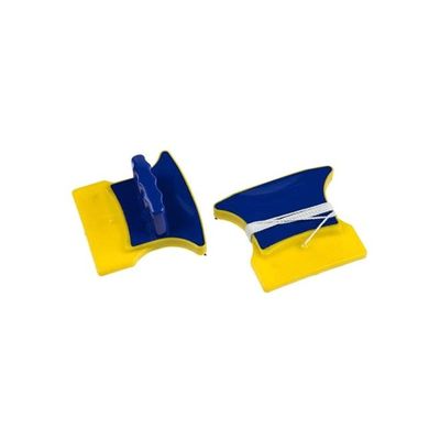 Double-Side Window Cleaning Wiper Yellow/Blue/White