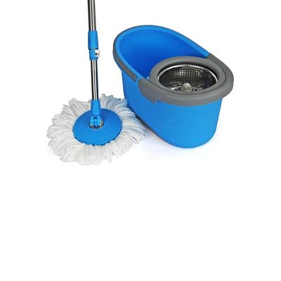 Spin Mop With Bucket Blue/White/Grey