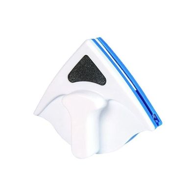 Double Sided Magnetic Window Glass Cleaner Wiper Blue/White