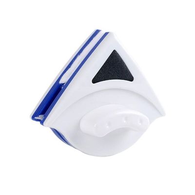 Double-Sided Triangular-Magnetic Squeegee White/Blue/Black 17centimeter