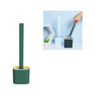 Creative Household Crevice Soft Rubber Long Handle Toilet Brush Multicolour 38 x 6 x 12cm