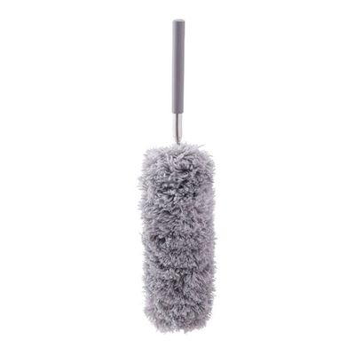 Bendable Motorized Microfiber Dust Cleaner Grey 89centimeter