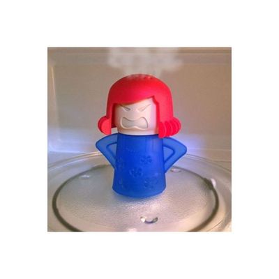 Angry-Mama Microwave Oven Steam Cleaner Blue/Red/Beige