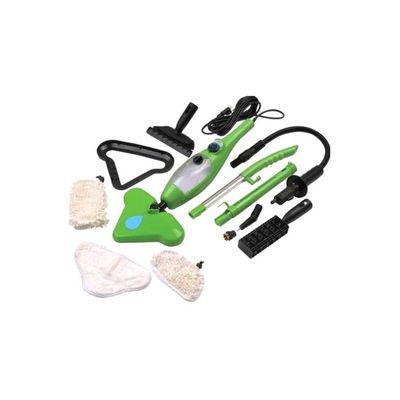 12-Piece Steam Mop Set Green/Black/White 12-Piece Steam Mop Set Green/Black/White