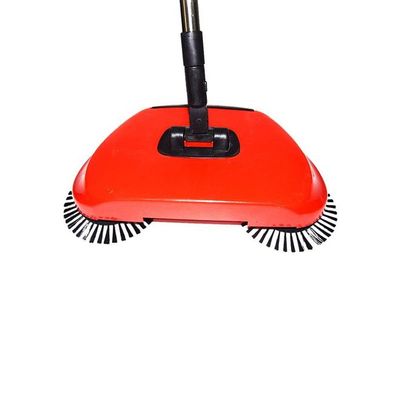 All- In- One Manual Sweeper Red/Silver 37x9x23centimeter