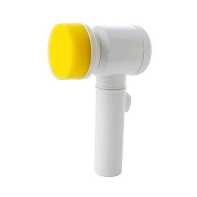 5-In-1 Magic Cleaning Brush White/Yellow 17x22.5x7.5centimeter