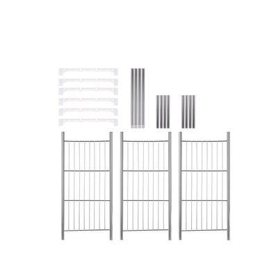 3-Tier Multifunctional Storage Rack Silver/White 25.6x11.8x22.4inch
