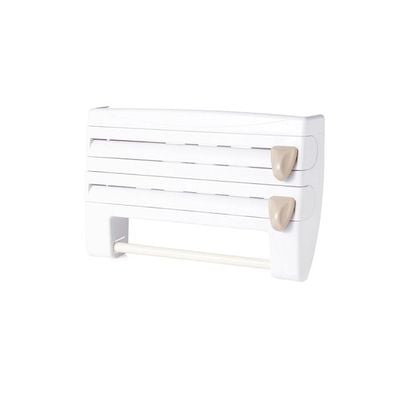 Multifunctional Commodity Shelf Storage Box White 15.4 x 9.4 x 3.9inch