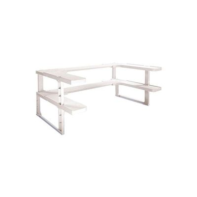 Stackable Shelf Rack White