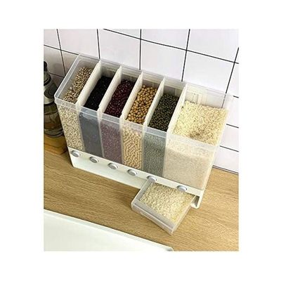 Multipurpose Food Container Clear/Beige 80L