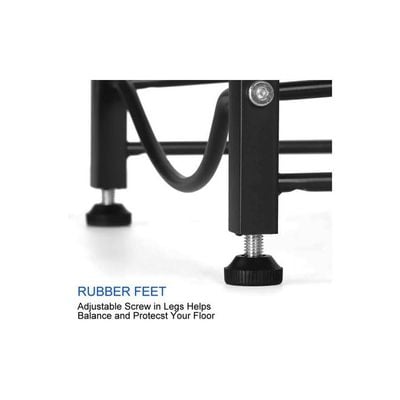 4-Tier Water Jug Holder Rack Black 13.39x40.94x13.07inch