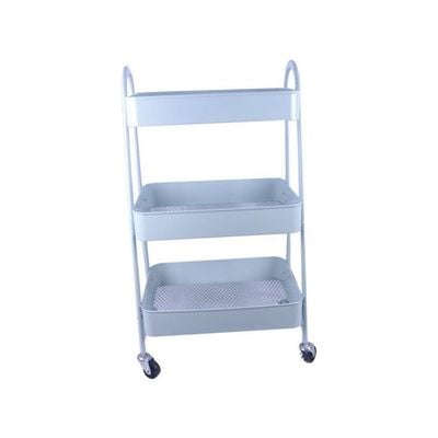 3 Level Stainless Steel Food Rack White 80x40x30centimeter