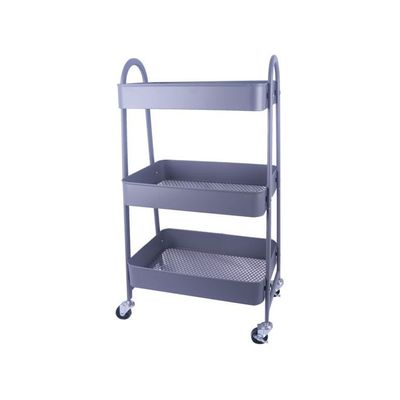 3 Level Stainless Steel Food Rack Grey 80x40x30centimeter