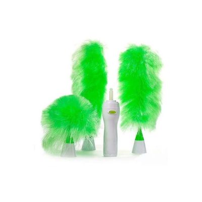 4-Piece Duster Cleaner Set Green/White