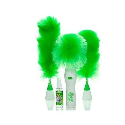 4-Piece Duster Cleaner Set Green/White