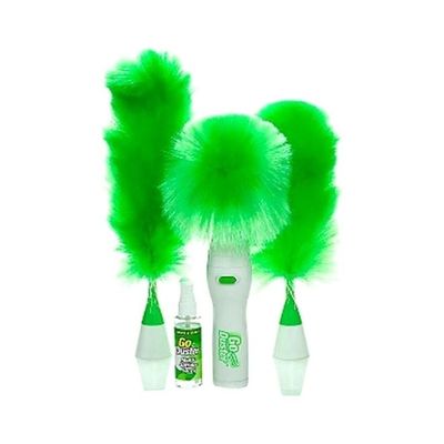 4-Piece Motorized Duster Green/White