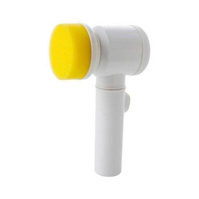5-In-1 Electric Magic Cleaning Brush White/Yellow 6.7x8.85x3inch