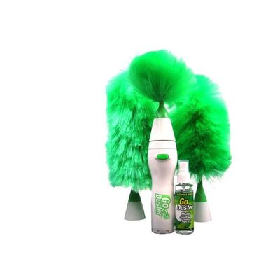 4-Piece Motorized Duster Green/White