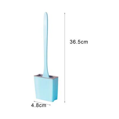 Toilet Brush With Bucket Blue