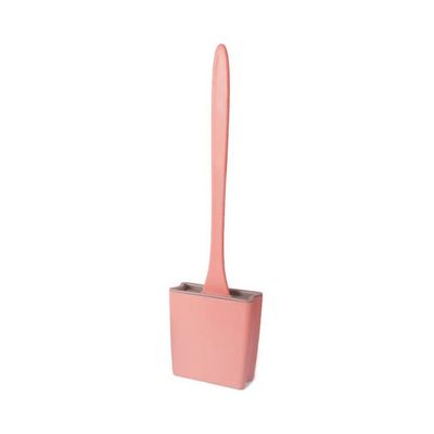 Toilet Brush With Bucket Fluorescent Pink
