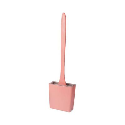 Toilet Brush With Bucket Fluorescent Pink Toilet Brush With Bucket Fluorescent Pink