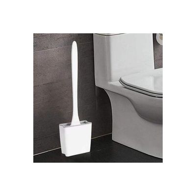 Toilet Brush With Bucket White