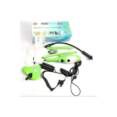5 In 1 Portable Steam Mop Cleaner Green 124x23x26centimeter