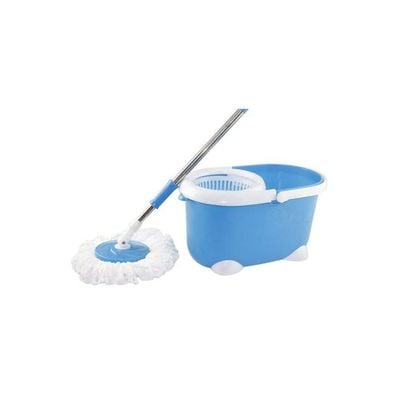 360 Degree Rotating Mop's Head Blue/Silver 50x29x29centimeter