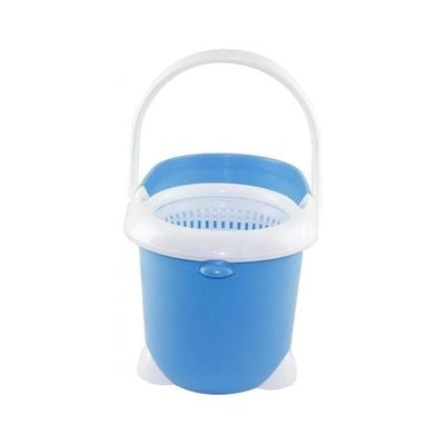 360 Degree Rotating Mop's Head Blue/Silver 50x29x29centimeter