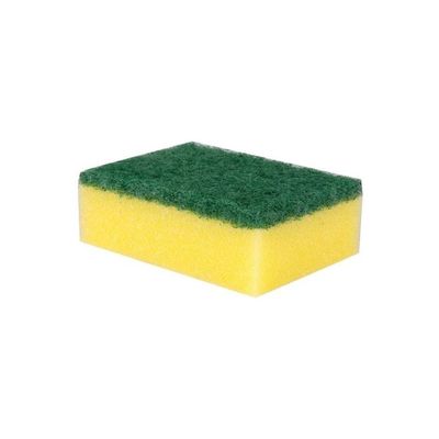 2-Piece Tip Top Cleaning Sponge Yellow/Green