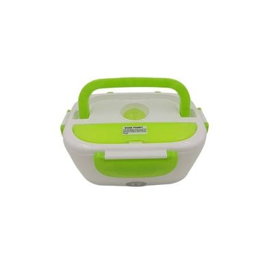 Portable Multifunctional Electric Heated Lunch Box Green 16 x 10.5 x 22.2centimeter