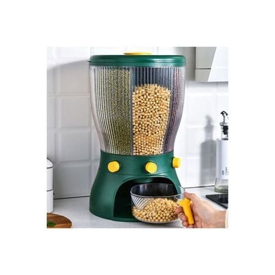 4-Grid Rice And Grain Storage Container Multicolour 26x10x42cm