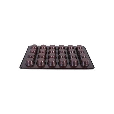 24 Cups Muffin Pan Red 4x54.5x39.3cm