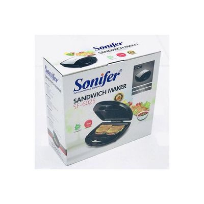 Sandwich Maker 750 W SF-6025 Black/White