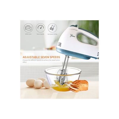 7 Speed Stainless Steel Whisk Automatic Electric Egg Beater With US Plug multicolour 19*7.5*15.5cm